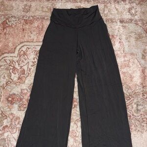 Arie Black Women's Wide-Leg Pants